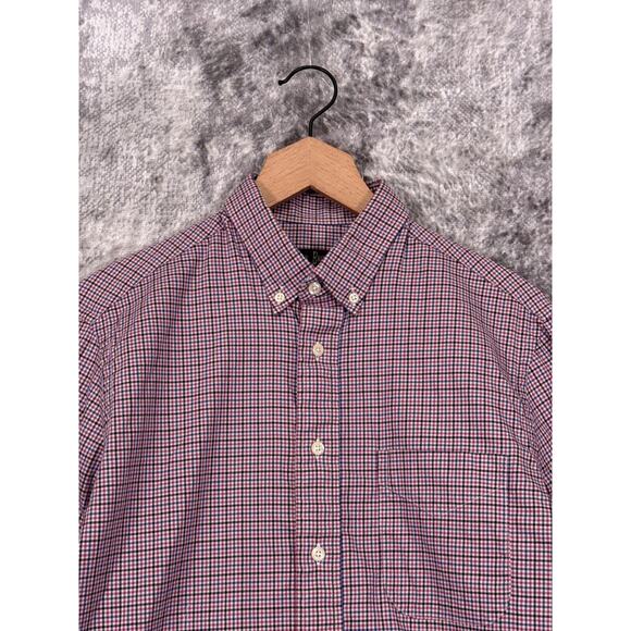 Gitman Bros Shirt Medium Mens Plaid Flannel Long Sleeve Casual Button - Picture 2 of 8
